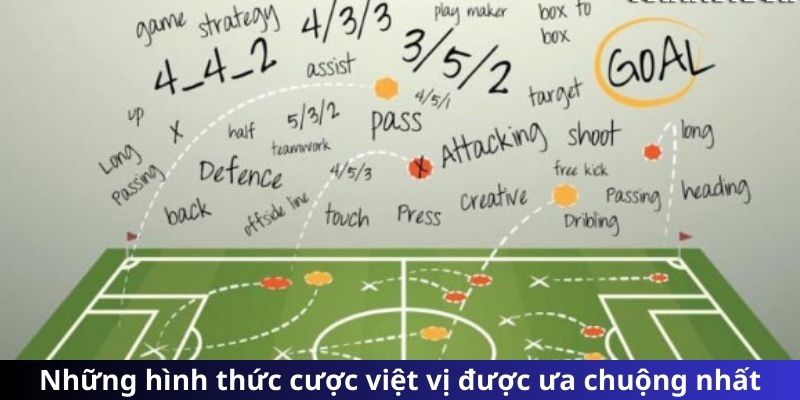 Những hình thức cược việt vị được ưa chuộng nhất